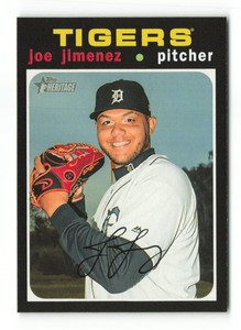 2020 Topps Heritage Joe Jimenez  #253   Detroit Tigers Baseball Card