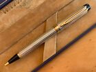 Waterman, &quot;Le Man&quot; Sterling Silver Ballpoint Pen w/ 23kt Gold Plated Trim