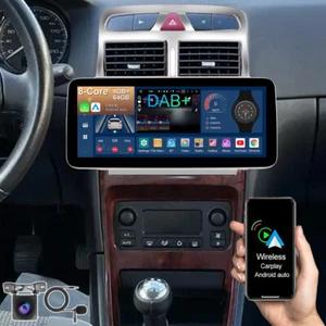 DAB+ Für Peugeot 307 2002-2013 Autoradio Android 13 Carplay GPS Navi WIFI 4+64GB - Bild 1 von 21