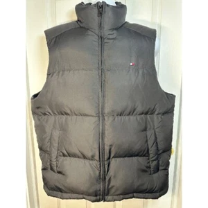 Tommy Hilfiger Herren Puffer Weste Full Zip Padded Insulated Layering Schwarz L - Bild 1 von 8