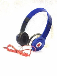 SOMK STEREO HD ON EAR LIGHTWEIGHT HEADPHONES SPECIFY#RED,BLACK,WHITE, BLUE #732 - Zdjęcie 1 z 6