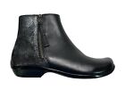 Dansko Women?S Shoes Otis Nappa Boot Black Leather With Glitter Size 6.5 Eu 37