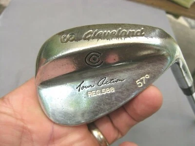 RH Cleveland Reg 588 Sand Wedge 57° Tour Action Dynamic Gold X100 Steel GC 36”  - Image 1 of 4