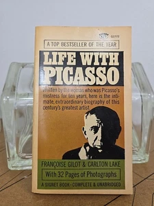Life With Picasso Gilot & Lake 1965 First Signet Printing Illustrated PB - Foto 1 di 24