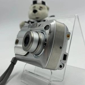 Fujifilm FinePix A340 4.0MP Kompakt Vintage Digital Kamera Silber I getestet✅ - Bild 1 von 7
