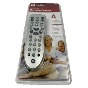 GE Universal Remote Control 24938 4 Device Silver New Sealed - Picture 1 of 9