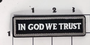 In God We Trust Motorrad Patch Klett Vintage Uniform Cosplay - Bild 1 von 1