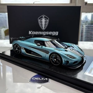 FrontiArt FA 1/18 Koenigsegg Agera R+ In Satin Imperial Blue   On Hold - Picture 1 of 13