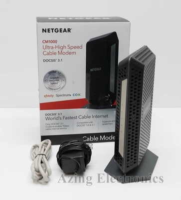 NETGEAR Nighthawk CM1000 DOCSIS 3.1 Cable Modem - Image 1 of 4