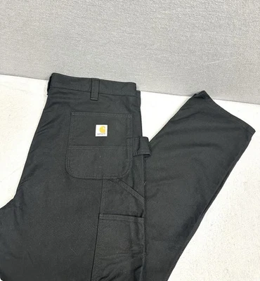EUC Carhartt прочные гибкие брюки 40 x 34 с ремешками подходит холст утилита Dungaree BN3339M - Изображение 1 из 4