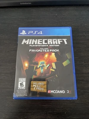 Minecraft PlayStation 4 Edition - Sony PS4 - Includes Favorites Pack 7 DLC CIB - Imagem 1 de 4