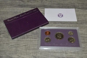 1989 United States Mint 5 Coin Proof Sealed in Case W/ Cover ! Very Nice ! - Picture 1 of 4