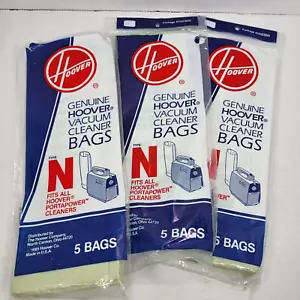 Bolsas de aspiradora Hoover Portapower tipo N 43651-100 3 paquetes (15 en total) - Imagen 1 de 8