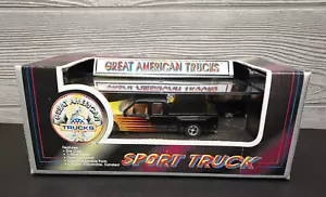 K-line Black/Yellow Deco Chevy C1500 Ext-Cab Sport Great American Trucks 1:43 - Picture 1 of 6