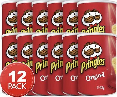 12 X Pringles Potato Chips Original 42g • 13.99$