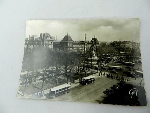 La Place de la Republique Paris ET SES Merveilles France Guy RPPC Photo Postcard - Picture 1 of 3