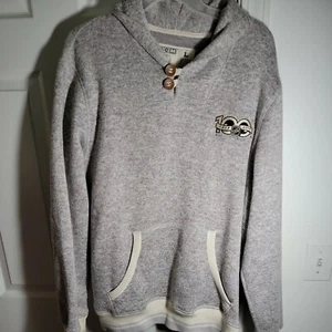 CCM NHL Mens Size Large 100th Anniversary Gray and White Knit Pull Over Sweater - Picture 1 of 9