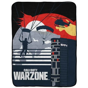 Call of Duty Kids Throw, 46 x 60, Microfiber, Black, Blizzard - Picture 1 of 7