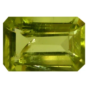 1.55 Ct Exclusive Octagan 8.4 x 5.6 MM 100% Natural Greenish Yellow Apatite !!! - Bild 1 von 4