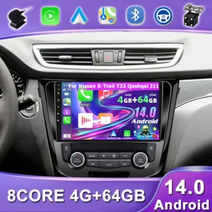 For Nissan X-Trail T32 Qashqai J11 Android 14 Car Stereo CarPlay Navi ✅4GB+64GB✅ - Picture 1 of 18