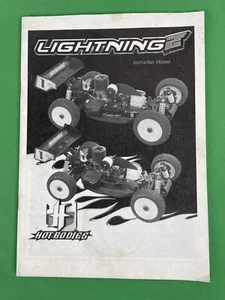 Vintage Lightning 2, RC Car Buggy Instruction-Owners Manual, Hot Bodies - Picture 1 of 4