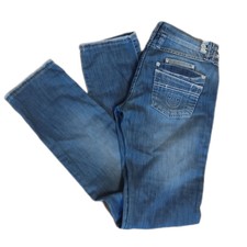 Vtg Dolce & Gabbana D&G W28 men's light denim designer Italy drip jeans trendy