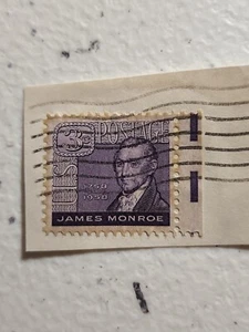 US 1958 3c James Monroe - 5th U.S. President Used - #5833 - Picture 1 of 2
