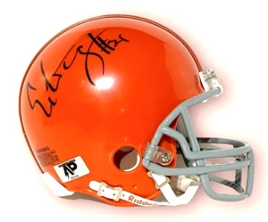 ERIC WRIGHT HANDSIGNIERT SIGNED CLEVELAND BROWNS CORNERBACK MINI HELM mit COA - Bild 1 von 5