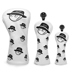 White Golf Club Headcover Driver/Fairway Wood/Hybrid/Putter/Iron Head Cover
