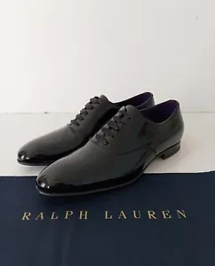 Ralph Lauren Purple Label Paget Oxford Black Patent Leather size 10 - Picture 1 of 8