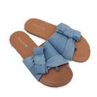 American Eagle By Payless Girls' Denim Sandal Slippers Slides Size 13