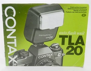 GENUINE CONTAX TLA 20 FLASH INSTRUCTION MANUAL!! EXCELLENT CONDITION!! - Picture 1 of 1