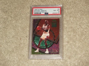 Michael Jordan 1993 Fleer Ultra Power In the Key #2 ICONIC Insert Graded PSA 8 - Picture 1 of 2