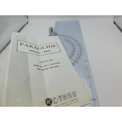 Vintage C-Thru P-72 Paraglide Protractor Plotter Nautical Ruler - Image 1 of 4