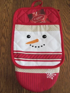 Juego de muñeco de nieve con soporte para horno cuadrado y olla St. Nicholas nuevo con etiquetas - Imagen 1 de 5