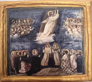 Targa Arte Icona Cattolica Romana L'Ascensione di Gesù Cristo - Foto 1 di 7