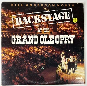 Bill Anderson Backstage At The Grand Ole Opry 1983 Vinyl LP RCA Records NM Cond - Picture 1 of 4