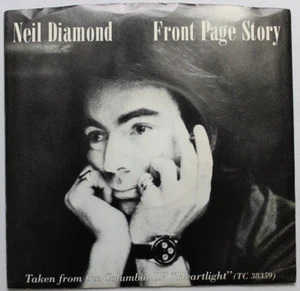 NEIL DIAMOND FRONT PAGE STORY / GUILTY 45 7" JUKEBOX RECORD + PICTURE SLEEVE - Picture 1 of 2