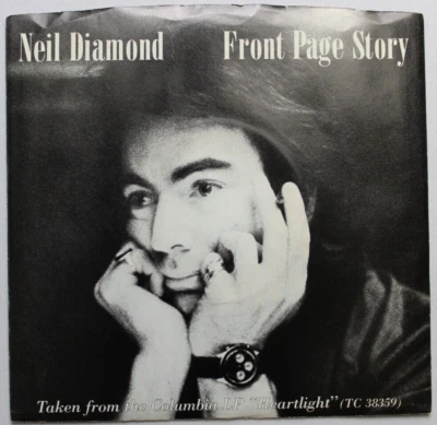 NEIL DIAMOND FRONT PAGE STORY / GUILTY 45 7" JUKEBOX RECORD + PICTURE SLEEVE - Image 1 of 2