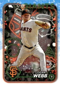 Logan Webb 2024 Topps Holiday - #H122 - San Francisco Giants - Picture 1 of 2