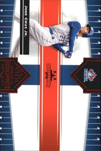 2005 (BLUE JAYS) Donruss Champions Impressions Red #235 Jose Cruz Jr. Jays /250