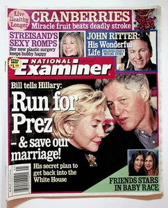 2003 October 14 National Examiner Magazine Bill Clinton John Ritter Olsen Twins - Picture 1 of 8