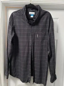Columbia flannel shirt XL Grey In Color - Picture 1 of 7