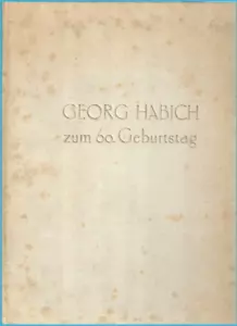 NUMISMATICA MEDIEVALE Georg Habich per il 60 ° compleanno 1928 Monaco - Foto 1 di 3