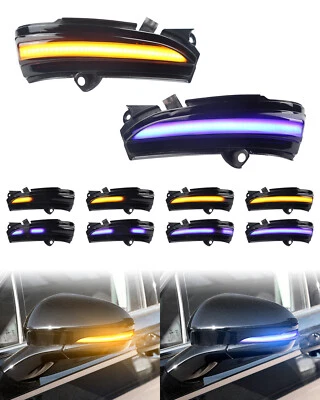 2x Luz de señal de giro de espejo lateral LED secuencial para Ford Fusion Mondeo MK5 14-18 Foto 1 de 4