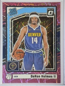 DARON HOLMES II 2024-25 DONRUSS OPTICRATED ROOKIE PINK VELOCITY RC /79 - Bild 1 von 3