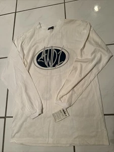 VINTAGE 90s And1 Shirt Mens Extra Large White Black Basketball Long Sleeve - Picture 1 of 16
