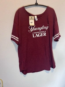 Sudadera Yuengling Brewery Cerveza Cuello Redondo Rojo Vellón Grande Nueva - Imagen 1 de 3