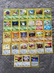 Jungle Non Holo Lot (27) WOTC Vintage Bulk WOTC 1999 No Duplicates - Picture 1 of 2