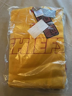 Nueva sudadera con capucha pulóver vintage Y2K Reebok Kansas City Chiefs talla XL.  NOS Foto 1 de 4